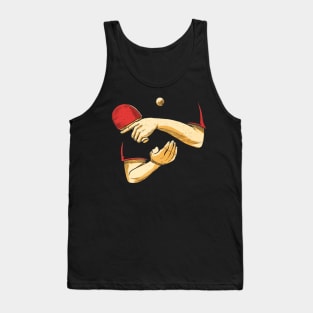 Ping pong player hands Tank Top